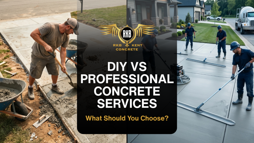 DIY vs Professional Concrete Services