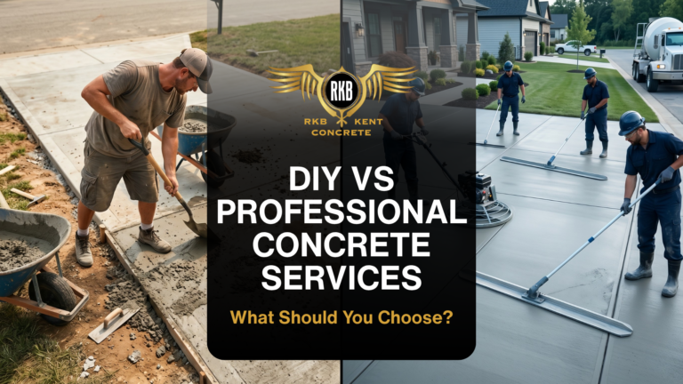 DIY vs Professional Concrete Services: What Should You Choose?