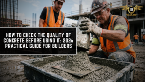 How to Check the Quality of Concrete Before Using It: 2026 Practical Guide for Builders