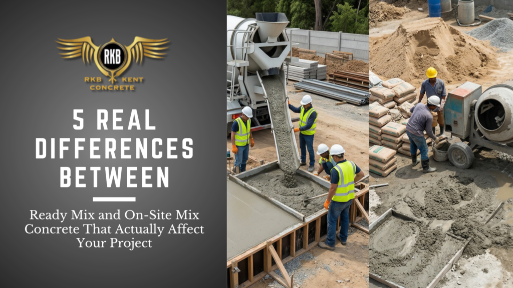 Ready Mix vs Site Mix