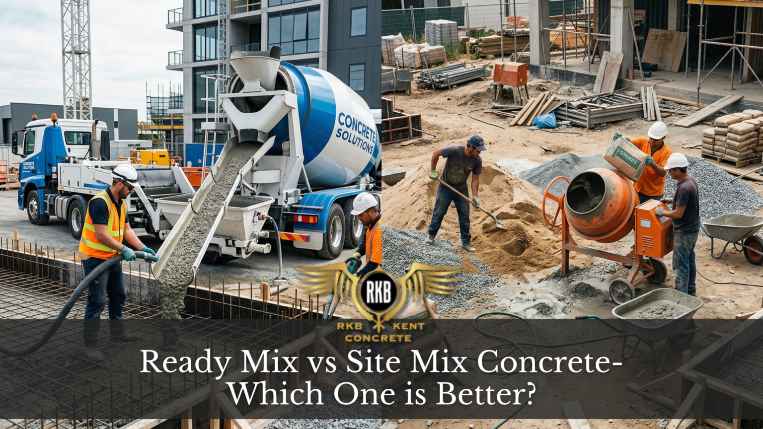 Java Ready Mix Ready Mix vs Site Mix Concrete: Which One is Better? - RKB Kent ...