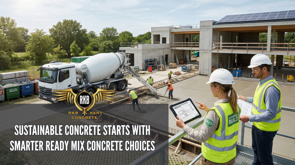 Sustainable concrete eco-friendly concrete