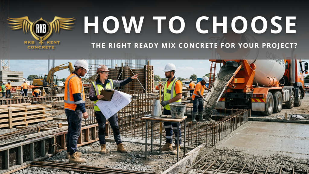 How to choose the right ready mix concrete for your project?