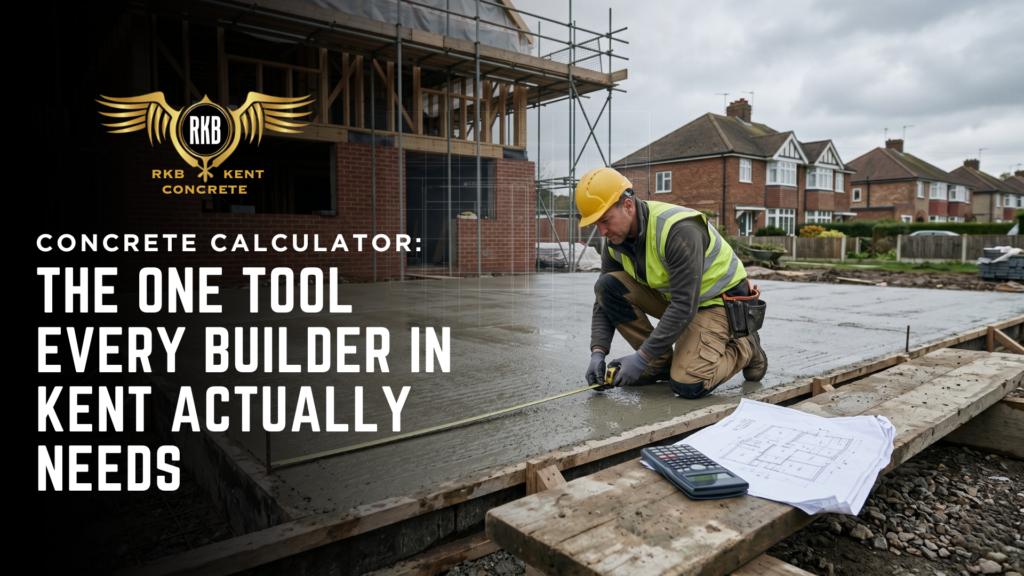 Concrete Calculator: The One Tool Every Builder in Kent Actually Needs