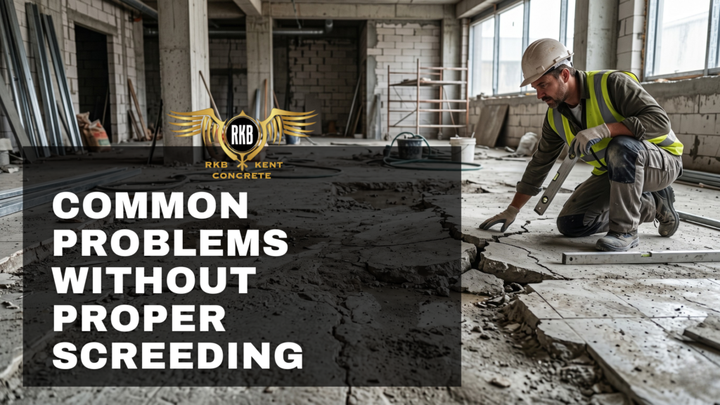 Common Problems without proper screeding, Benefits of using proper screed