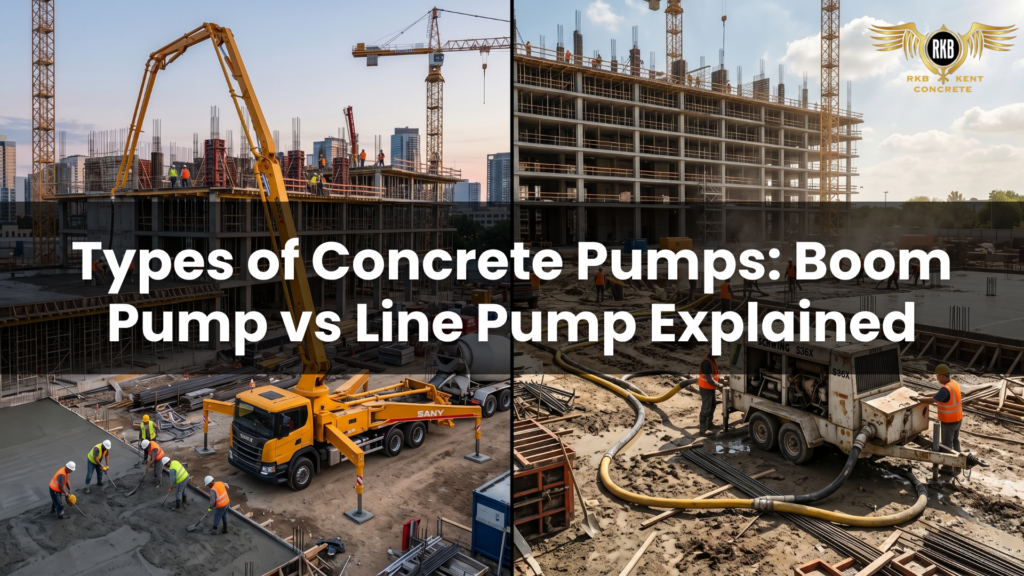 boom pump and line pump