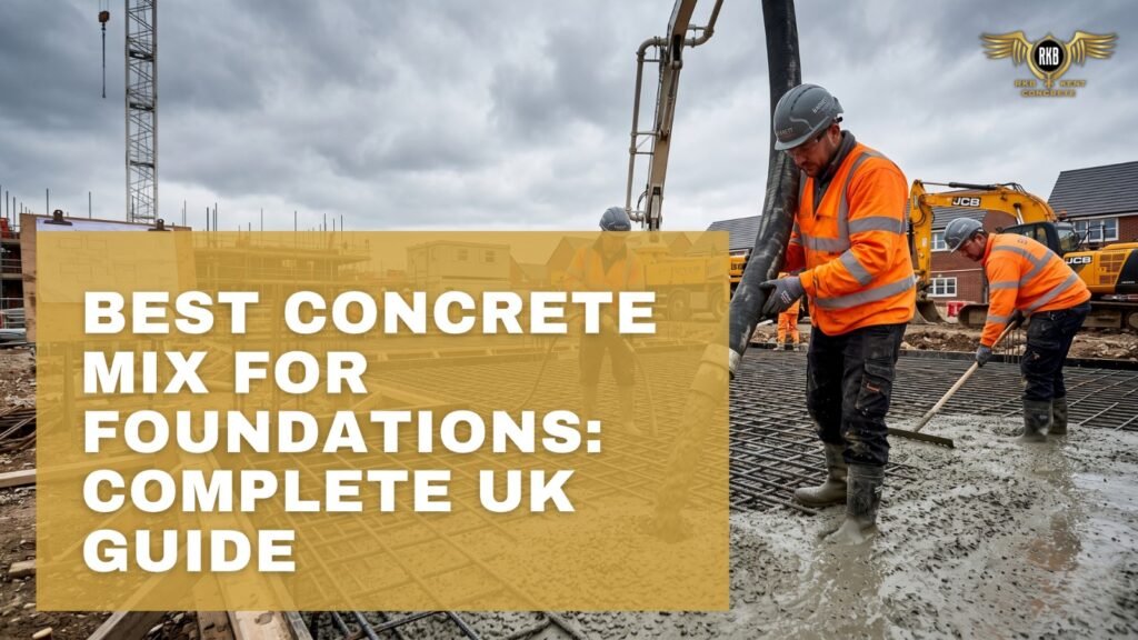 Best Concrete Mix for Foundations Complete UK Guide