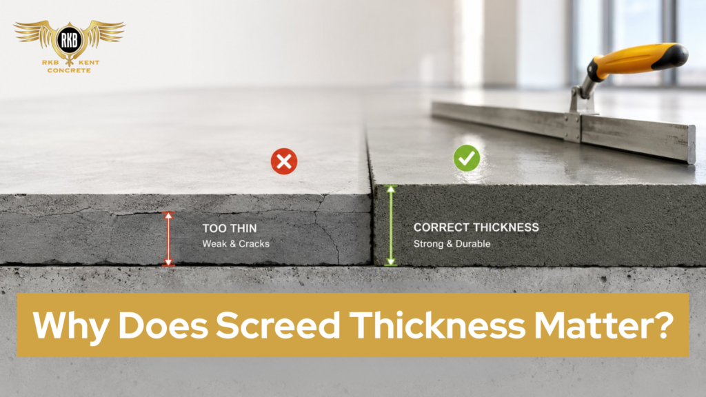 Why Does Screed Thickness Matter-RKB Kent Concrete