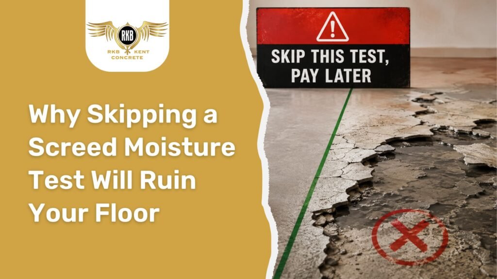 Why Skipping a Screed Moisture Test Will Ruin Your Floor