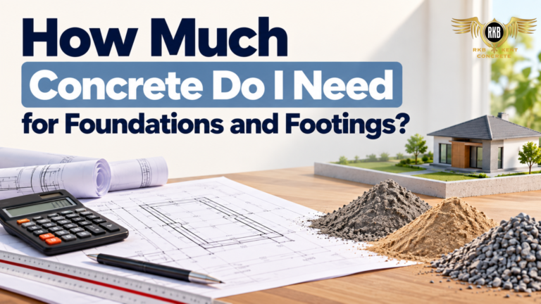 How Much Concrete Do I Need for Foundations and Footings?