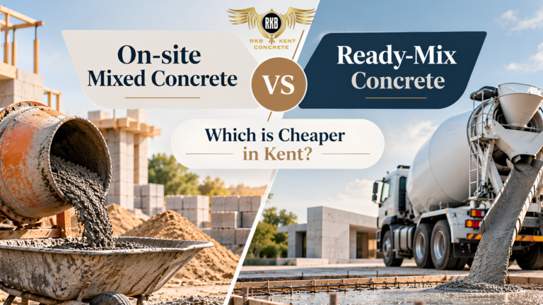 On-site mixed concrete vs ready-mix: which is cheaper in Kent?
