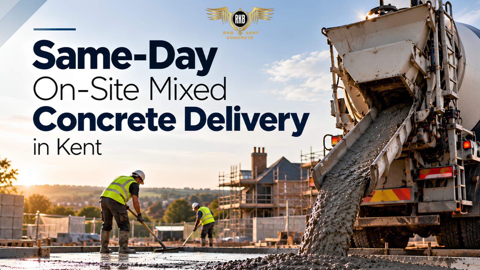Kent Delivery Same-Day Concrete Delivery in Kent | RKB Kent Concrete